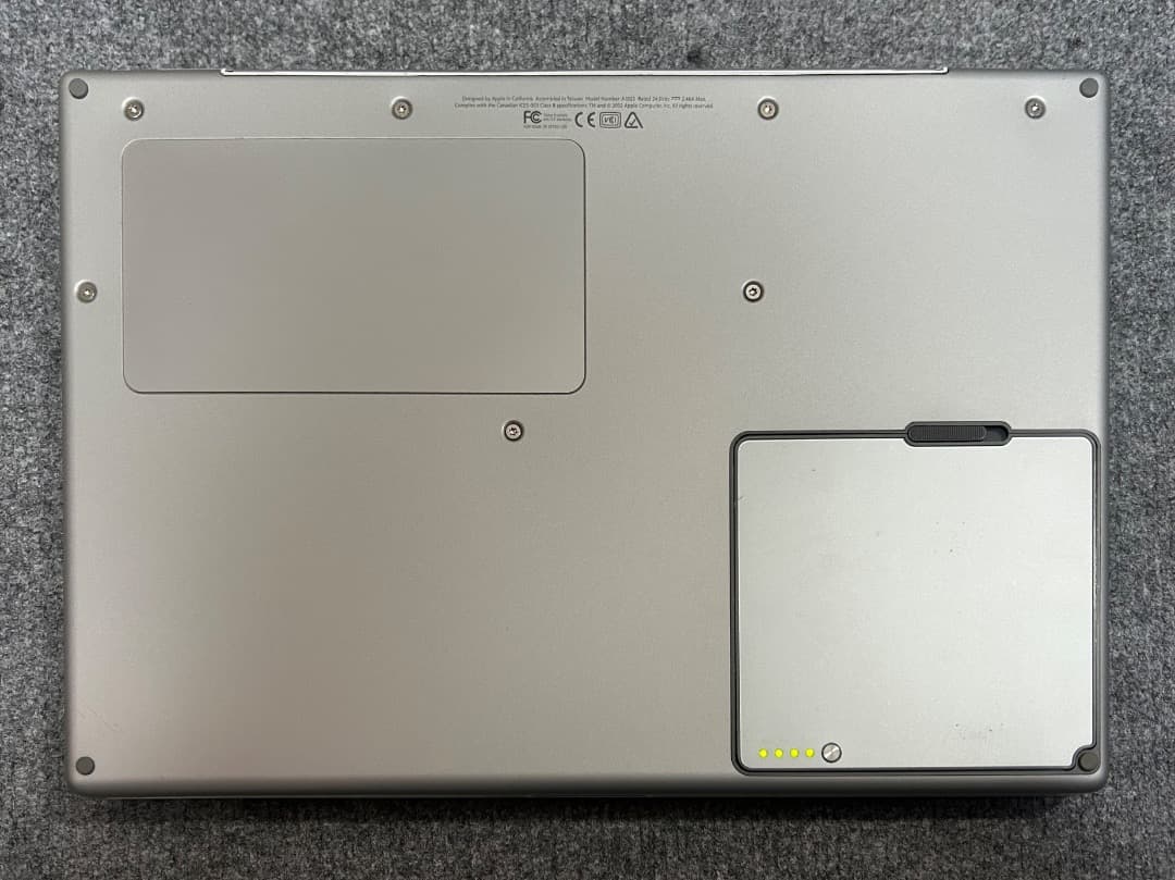極上品 PowerBook G4 1Ghz 1Gb SD AirMac OS9