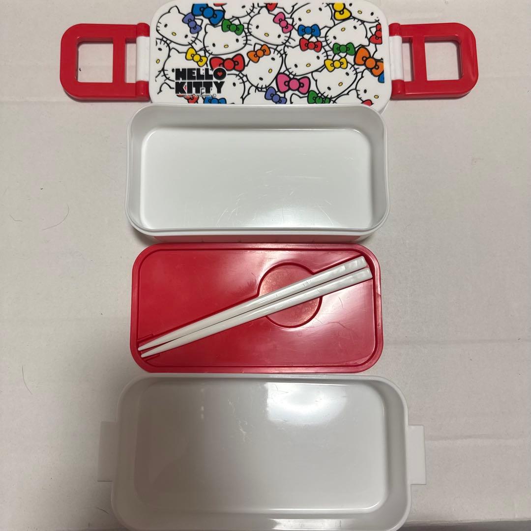 HELLO KITTY 弁当箱　セット　ハローキティ　3段ランチ　デリカポット