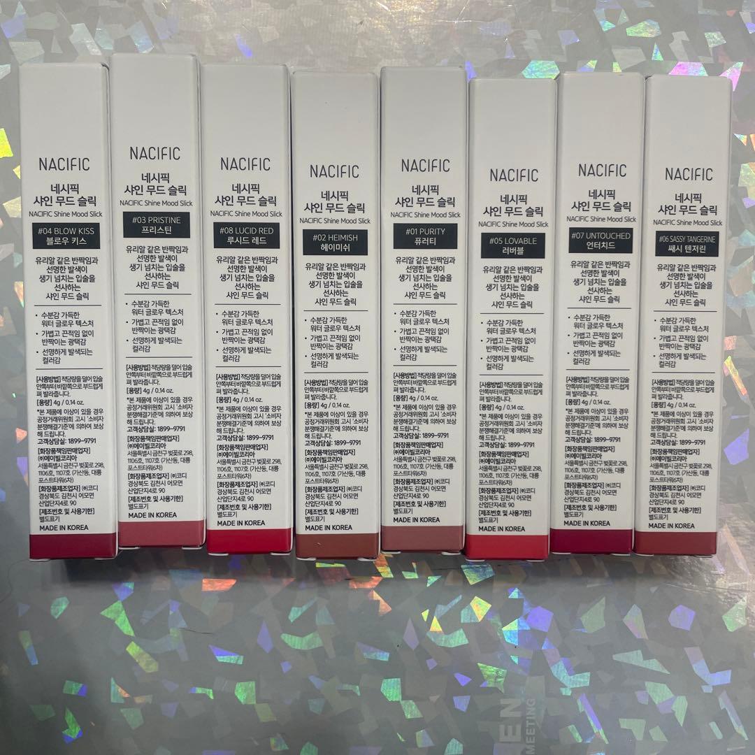 ateez nacific リップ shine mood slick