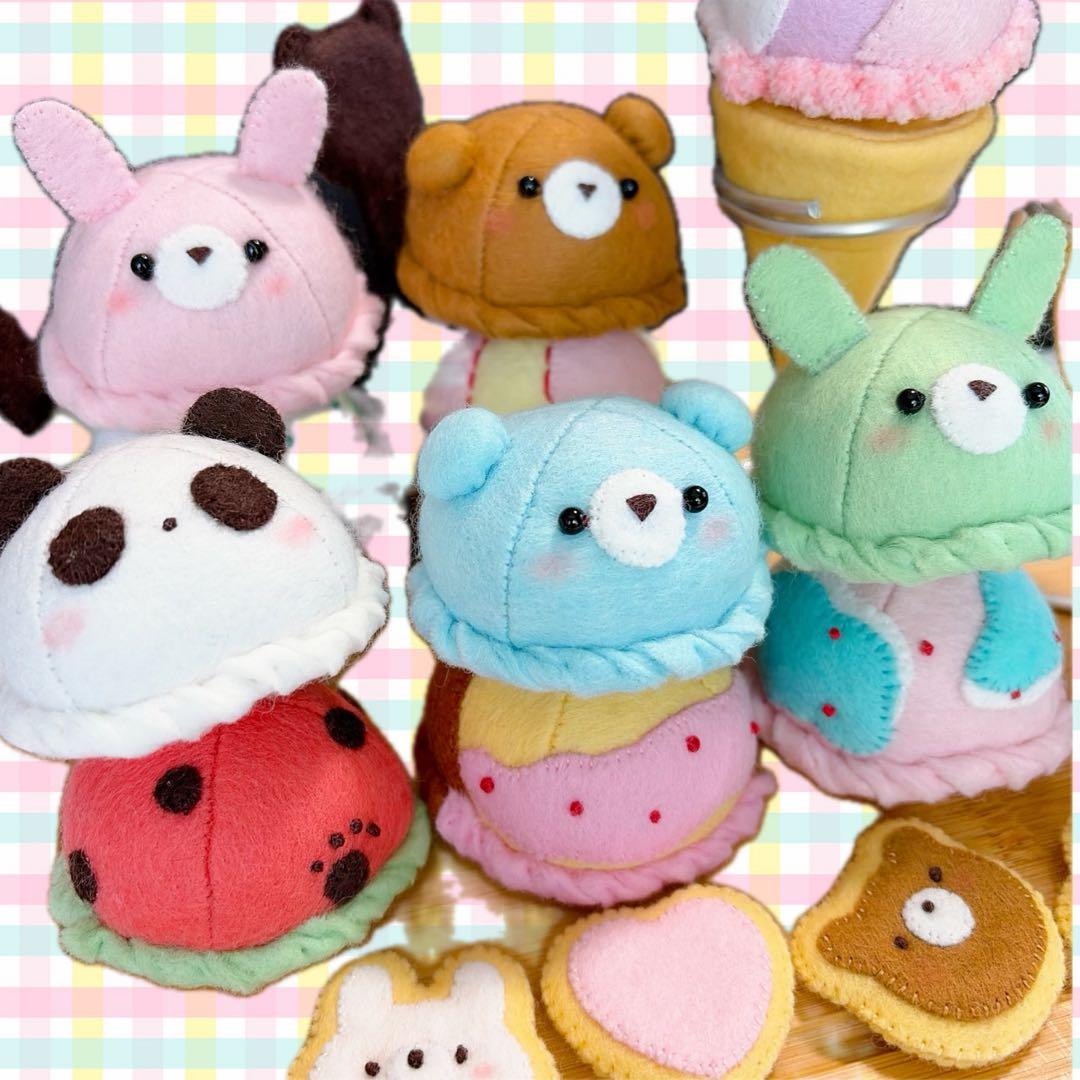 ＊ひまママオーダーページ＊フェルトままごと アイスクリーム