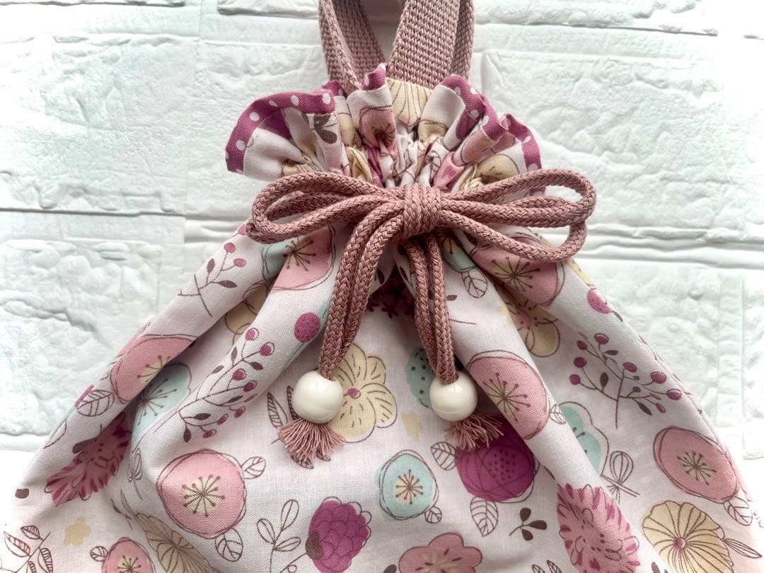 可愛い♡レッスンバッグ3点set　入園⭐︎入学　お祝い　【花柄　レース】