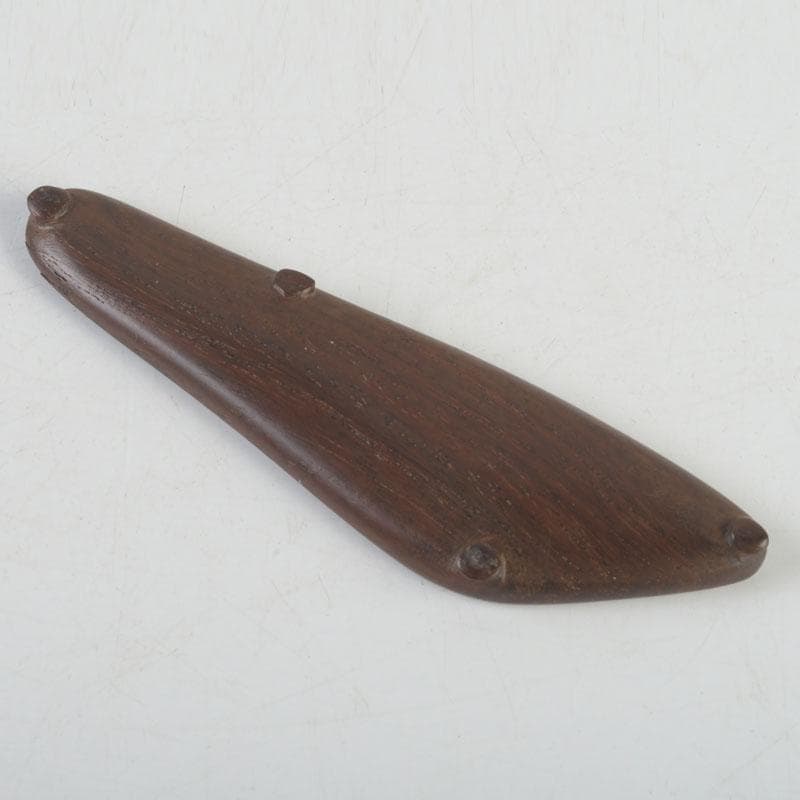 鑑賞石　天然石　置物　唐木台　時代箱付　D　9987