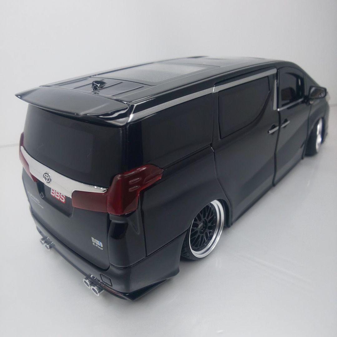 〓1/24スケール 〓30後期アルファード カスタム〓モデリスタエアロBBSLM