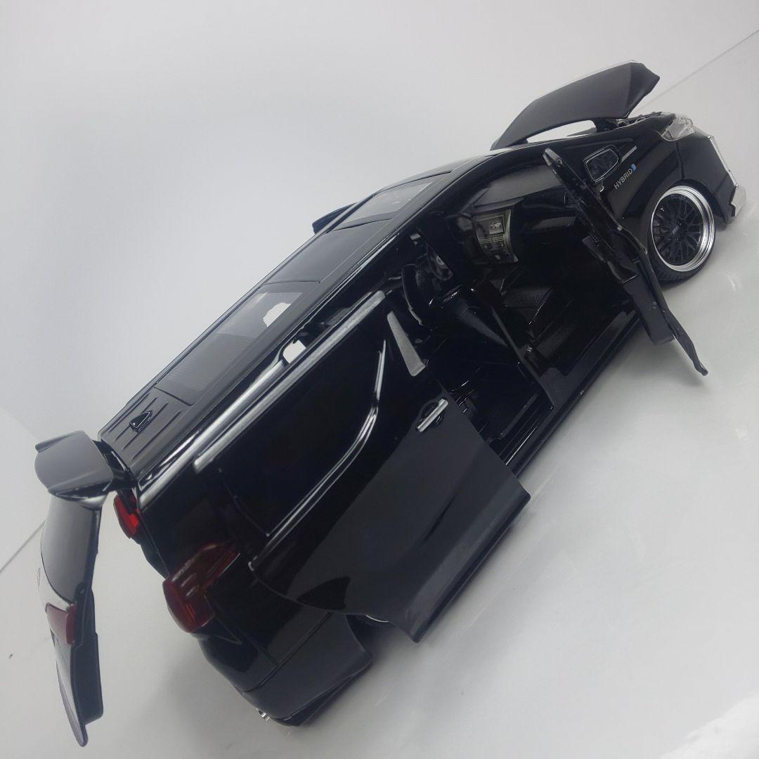 〓1/24スケール 〓30後期アルファード カスタム〓モデリスタエアロBBSLM