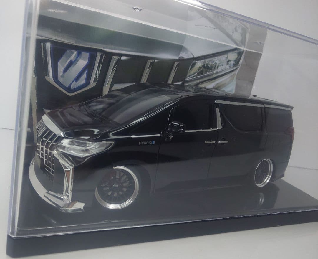 〓1/24スケール 〓30後期アルファード カスタム〓モデリスタエアロBBSLM