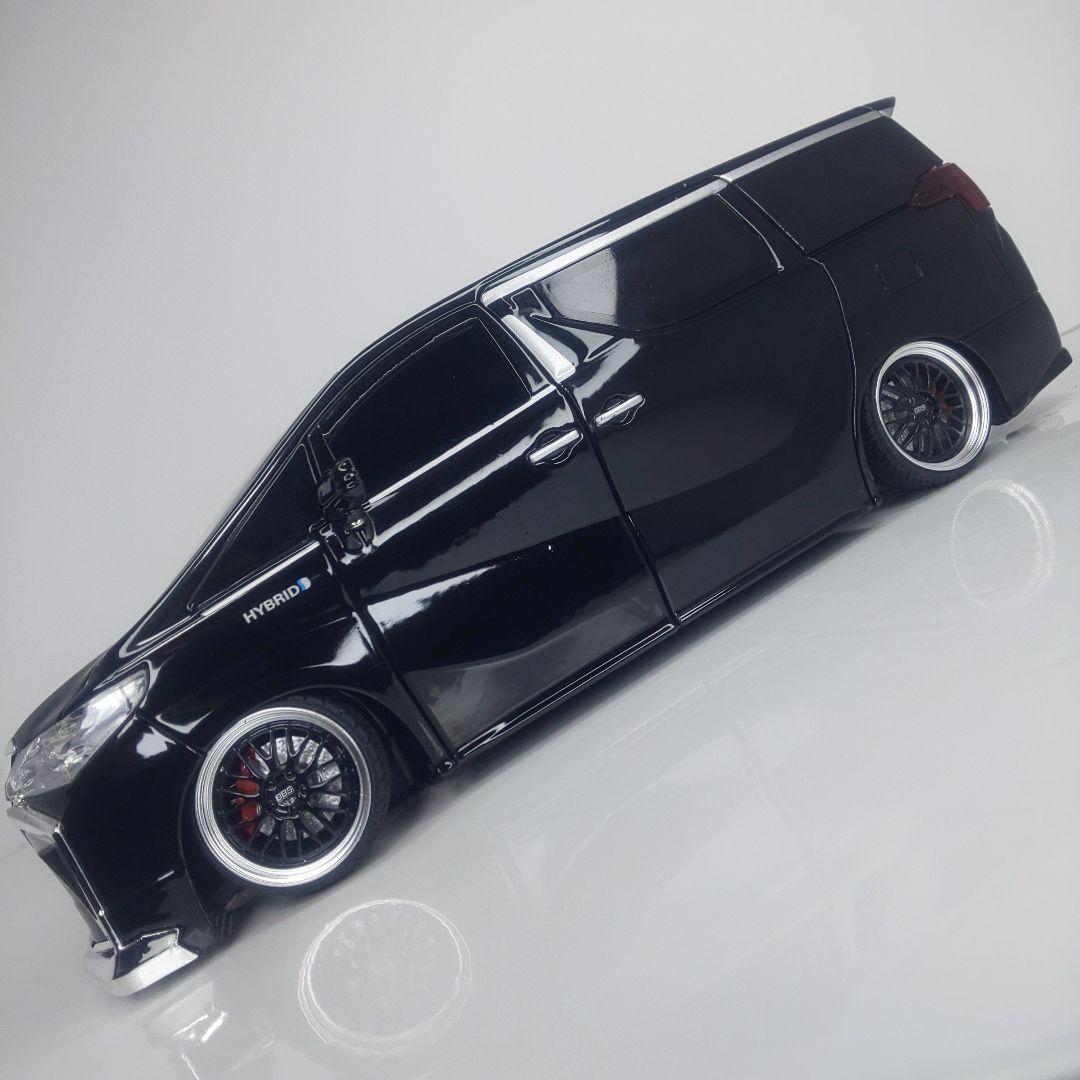 〓1/24スケール 〓30後期アルファード カスタム〓モデリスタエアロBBSLM