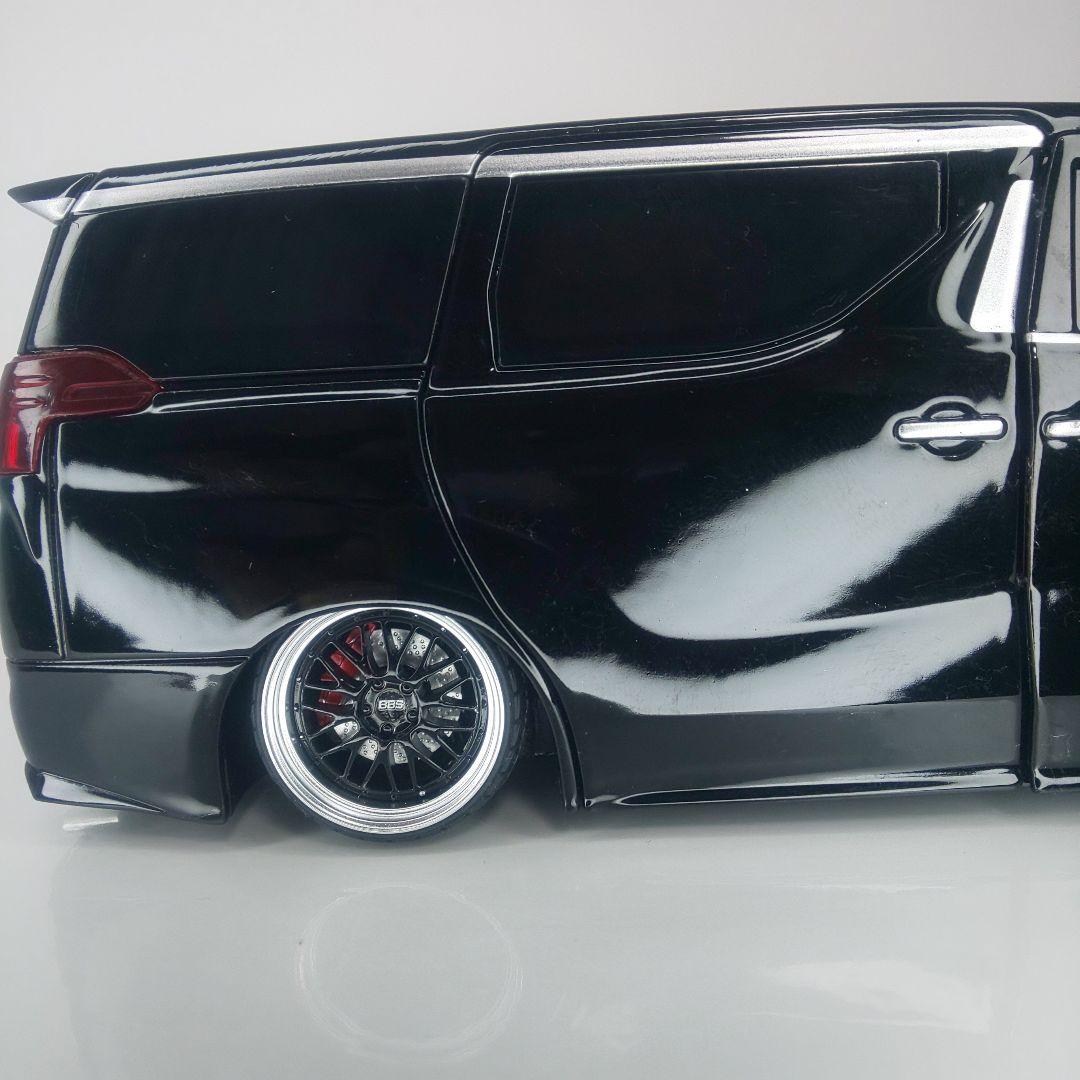 〓1/24スケール 〓30後期アルファード カスタム〓モデリスタエアロBBSLM