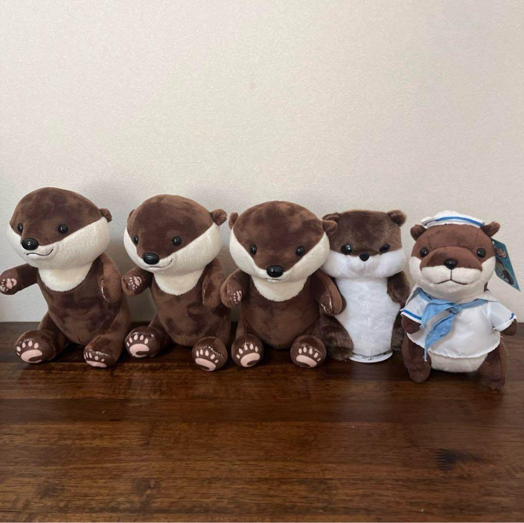 カワウソぬいぐるみ ストラップ 36個まとめ売り