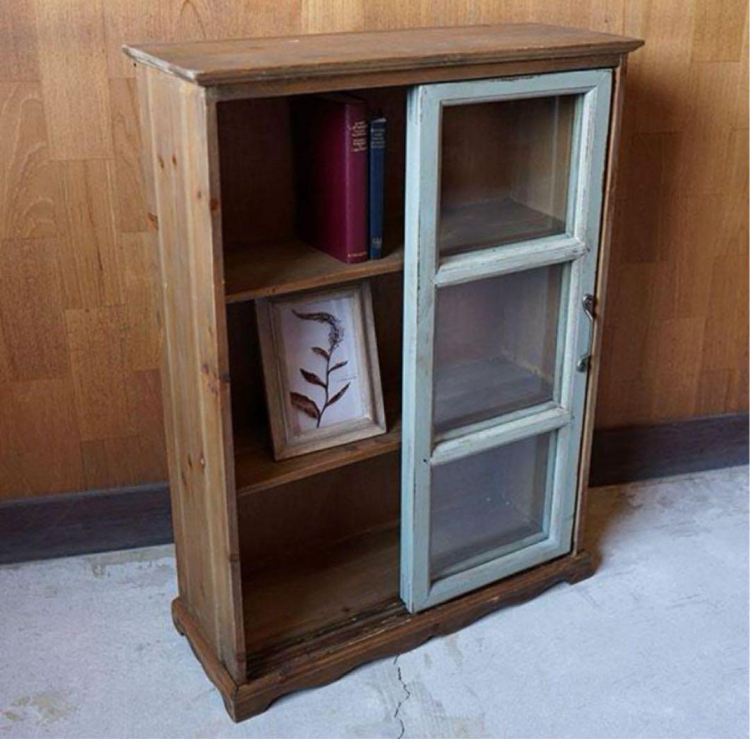 【8/21再入荷】グランシュマン木製ガラス扉キャビネット シンプルキャビネット