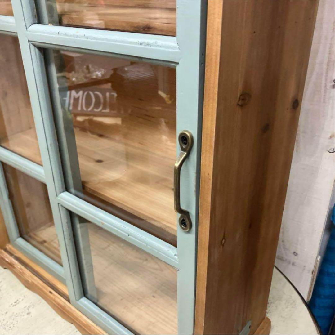 【8/21再入荷】グランシュマン木製ガラス扉キャビネット シンプルキャビネット