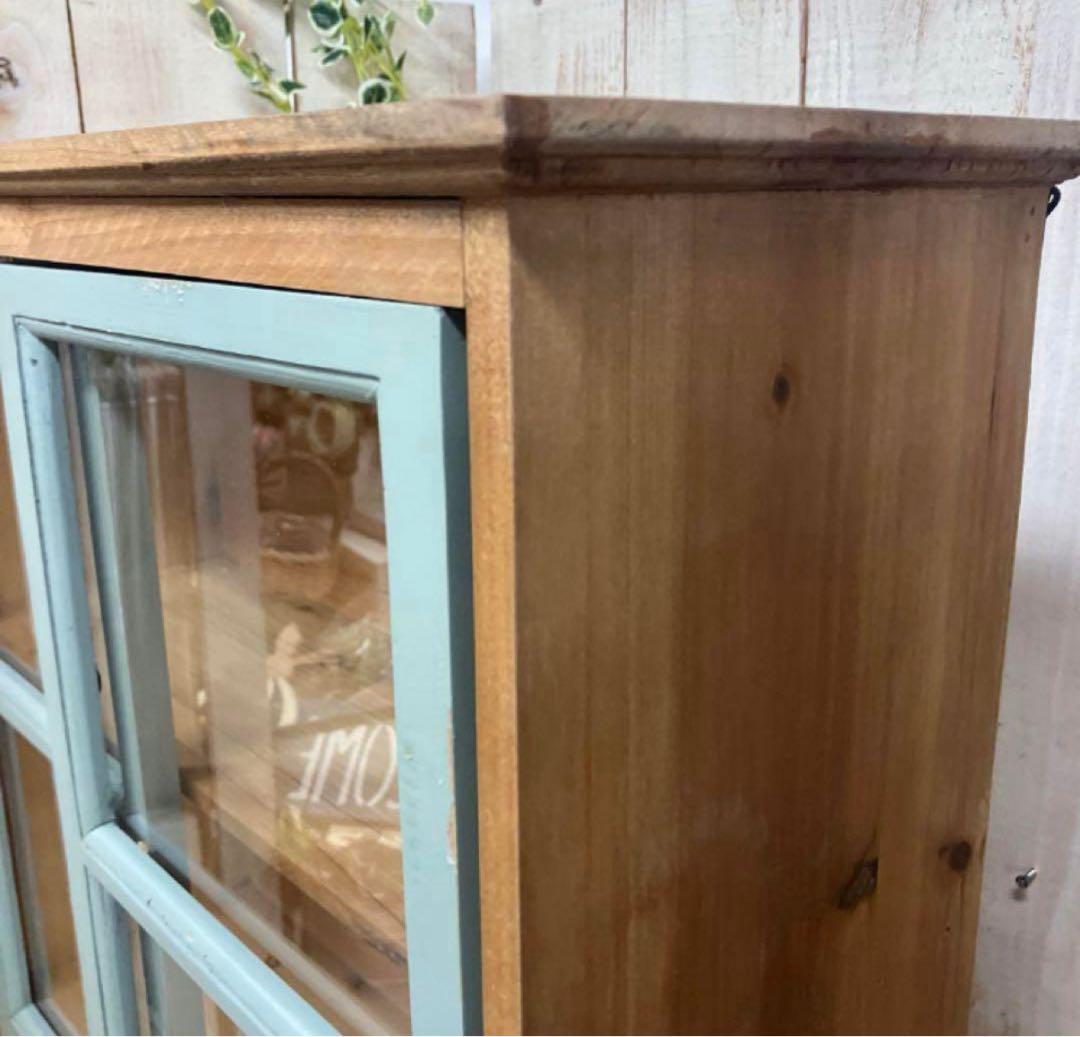 【8/21再入荷】グランシュマン木製ガラス扉キャビネット シンプルキャビネット