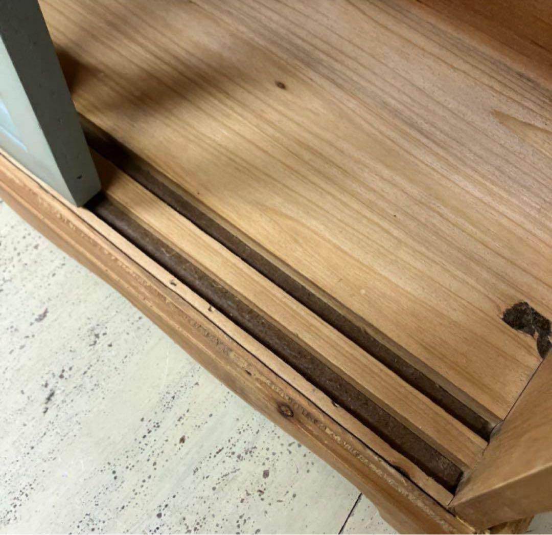 【8/21再入荷】グランシュマン木製ガラス扉キャビネット シンプルキャビネット