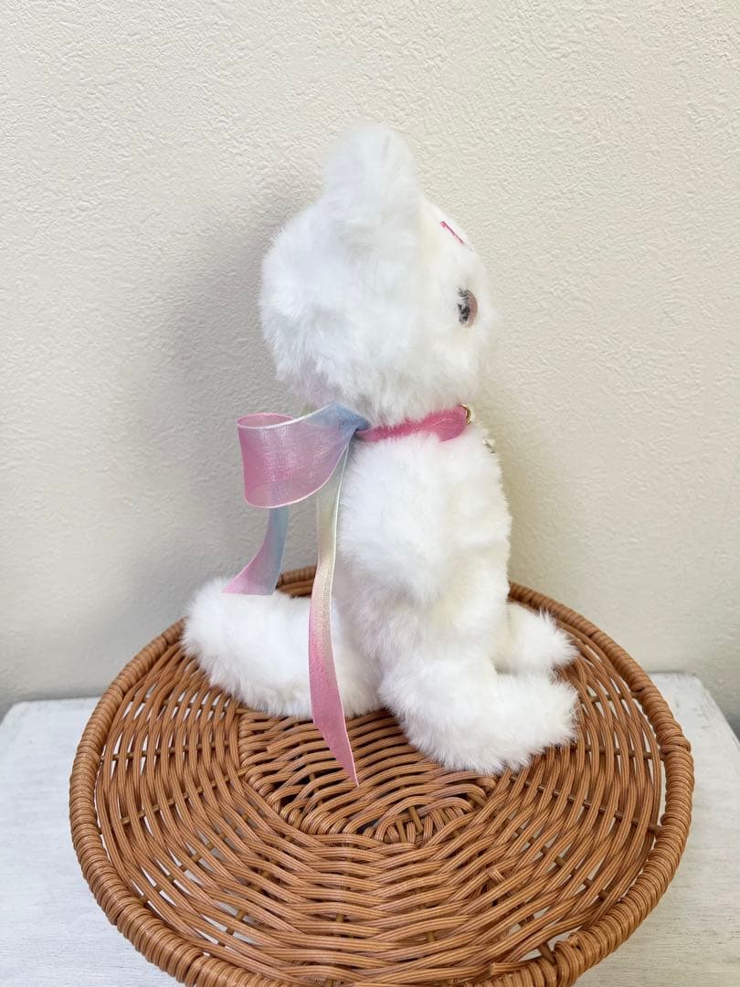 アートドール　ハンドメイド　白猫