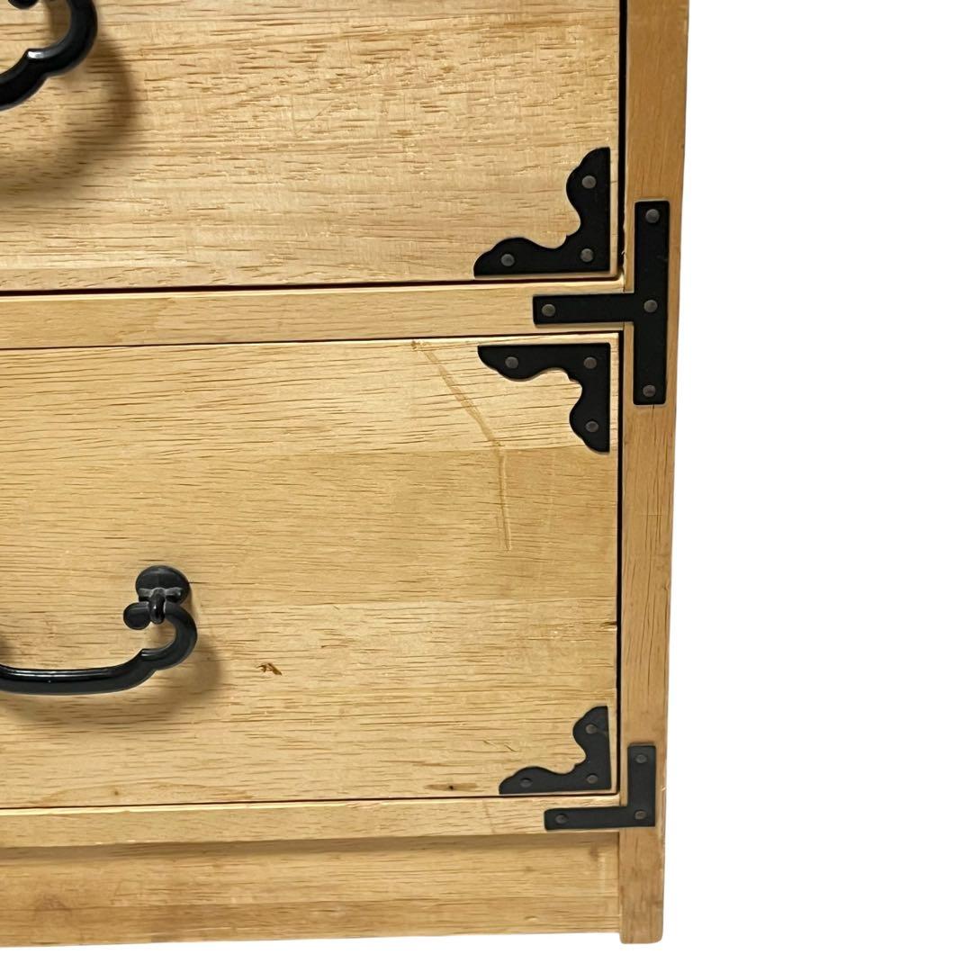 【良品】 桐箪笥 和箪笥 桐タンス 3段 着物収納 和家具 ローチェスト