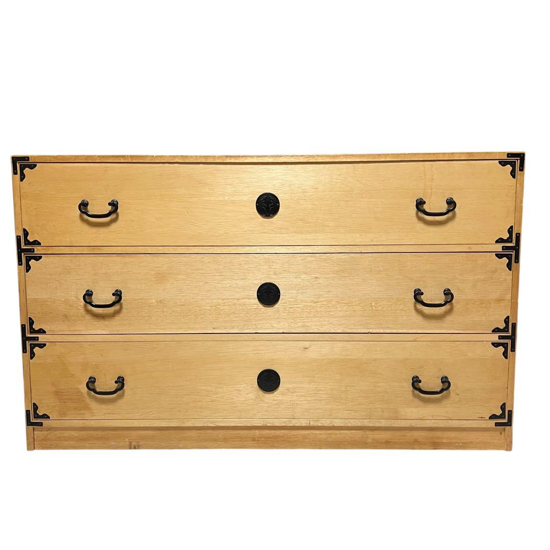 【良品】 桐箪笥 和箪笥 桐タンス 3段 着物収納 和家具 ローチェスト