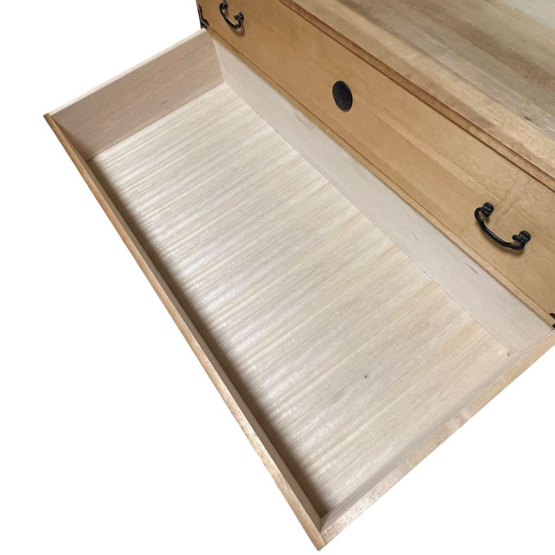 【良品】 桐箪笥 和箪笥 桐タンス 3段 着物収納 和家具 ローチェスト