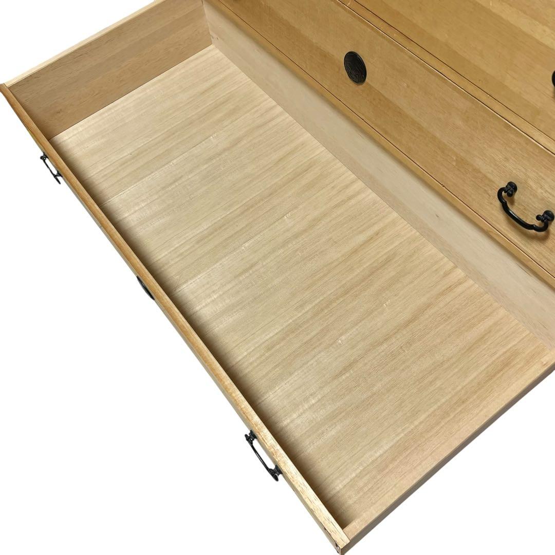 【良品】 桐箪笥 和箪笥 桐タンス 3段 着物収納 和家具 ローチェスト