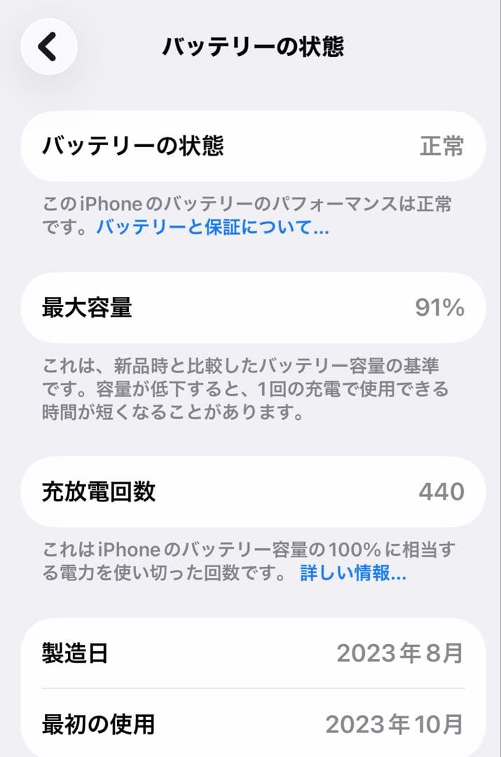 iPhone15Pro ホワイトチタニウム128GB SIMフリー