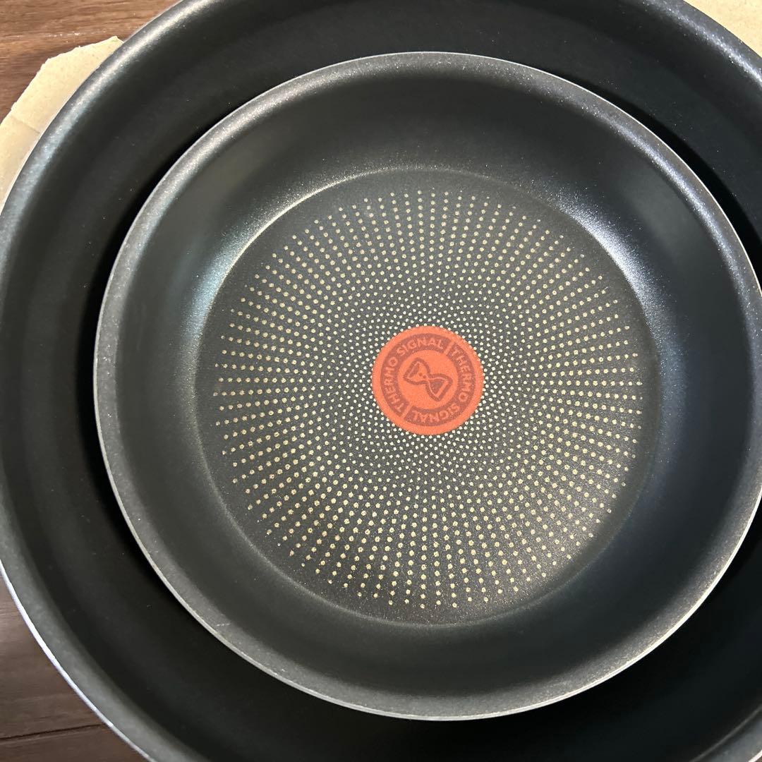 T-falロイヤルブルー インジニオネオ ガス火専用フライパン、鍋セット10点