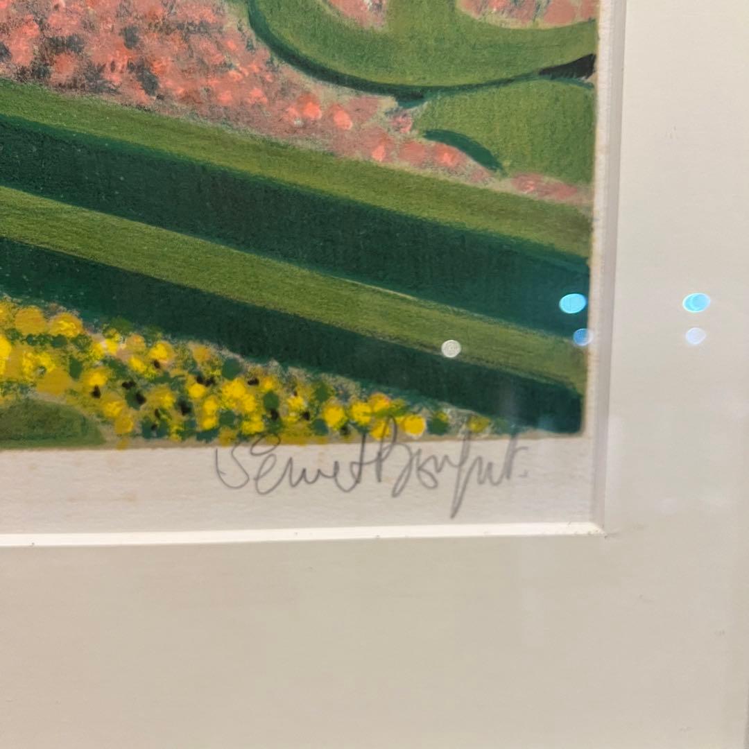 版画 Robert Vernet Bonfort Chateau andGardens