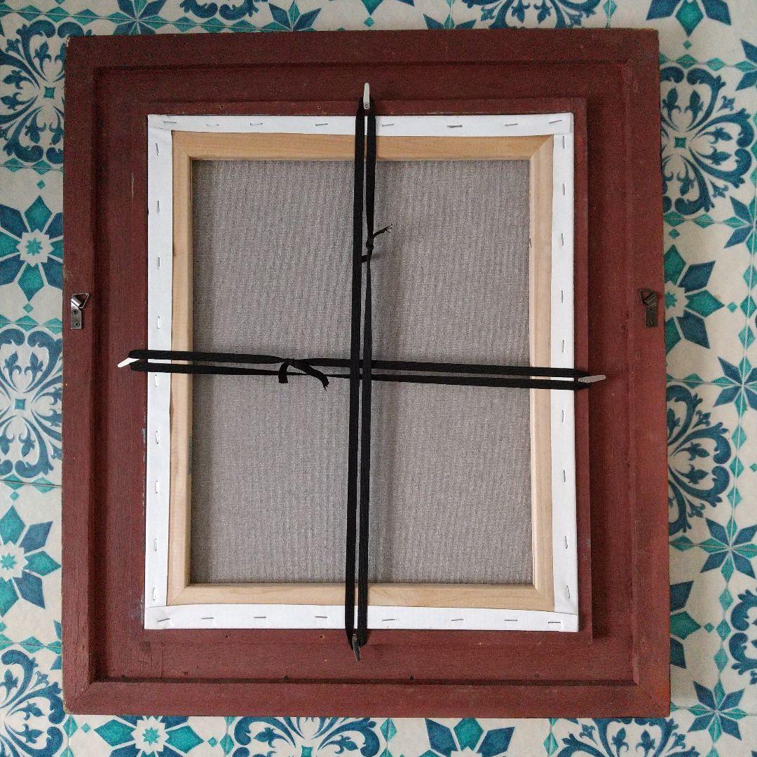 油絵 マグリット 光の帝国 模写 8号 F8 油彩画