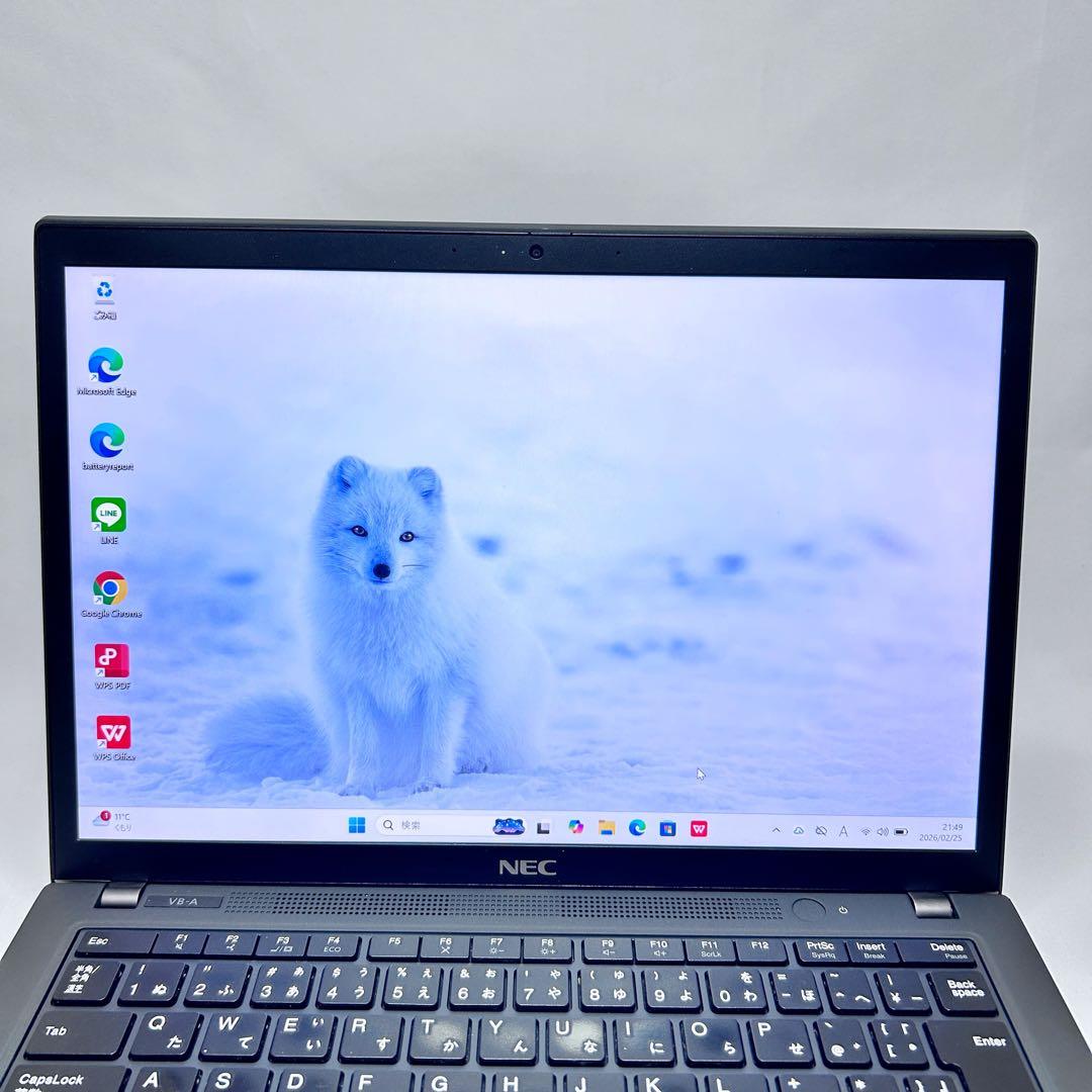 【美品】バッテリー極上｜NEC LAVIE｜第11世代i5｜爆速SSD搭載