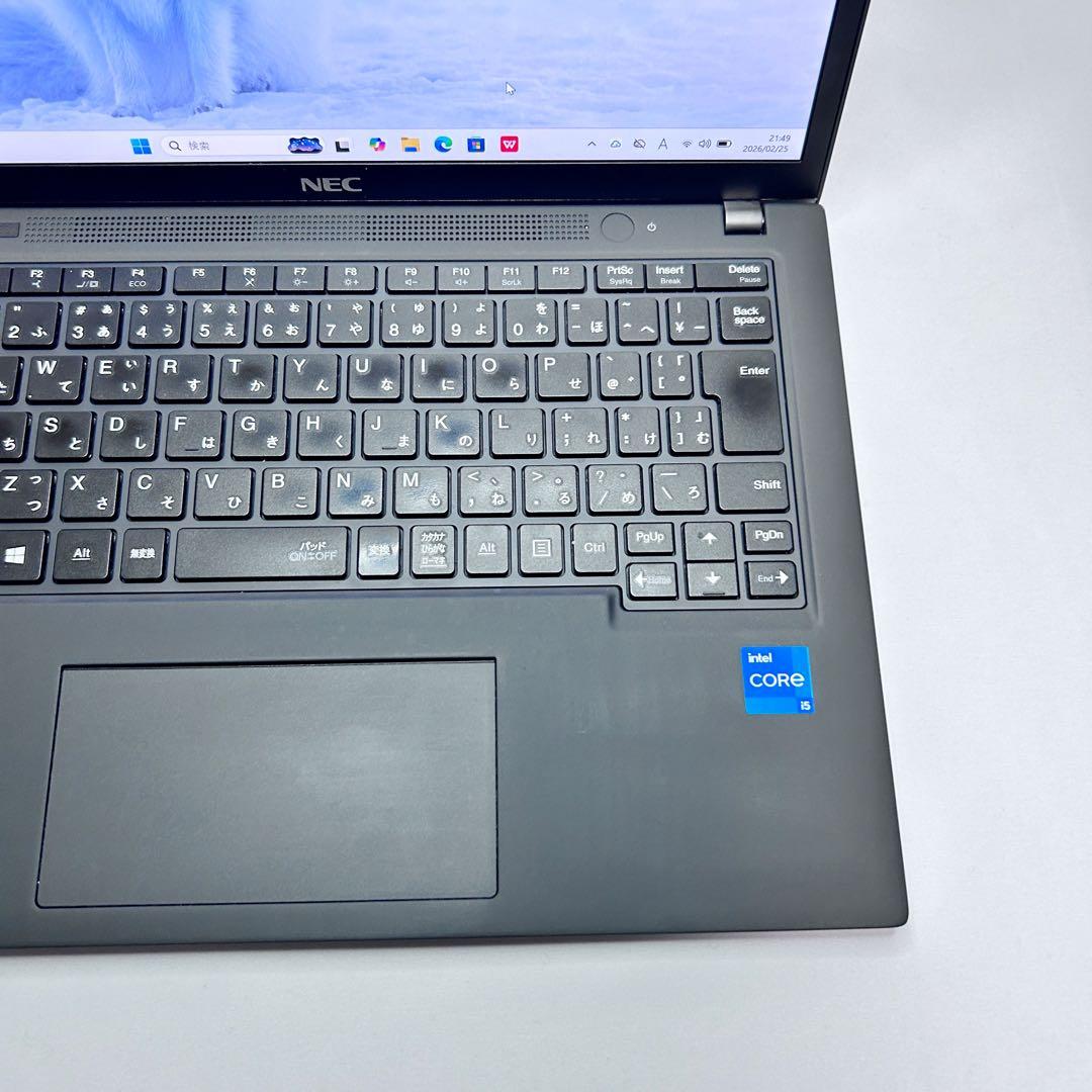 【美品】バッテリー極上｜NEC LAVIE｜第11世代i5｜爆速SSD搭載
