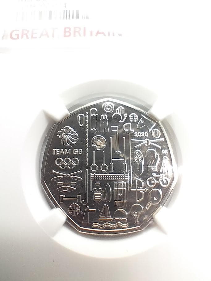 NGC MS68 DPL 2021 東京オリンピックイギリスチーム 50P