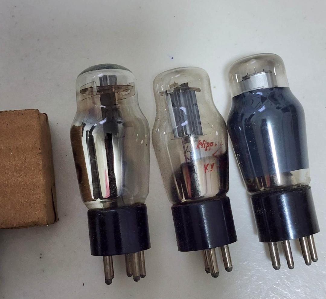 昭和レトロ 真空管 6w-c5 uy-56 その他 8個セット