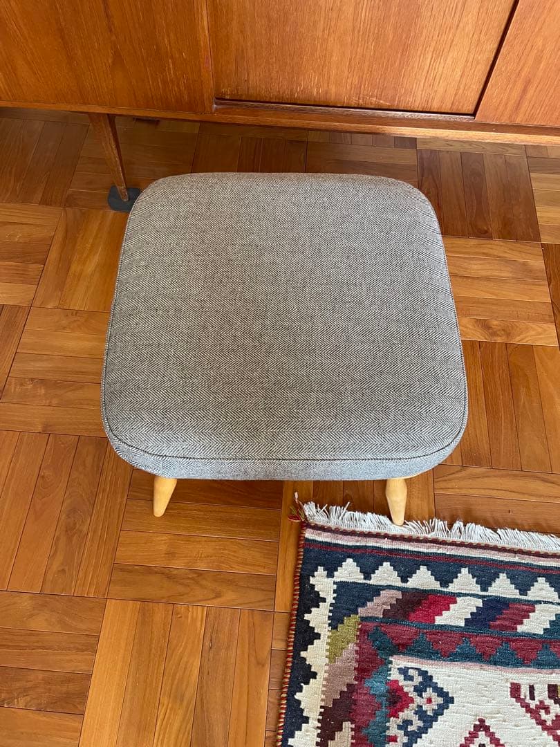 ERCOL ビンテージ　ネイビー グレー 3人掛けソファ