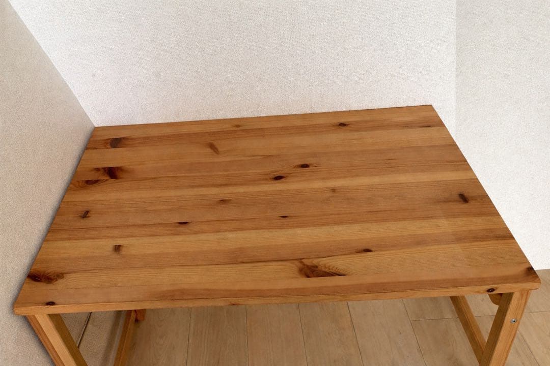 無印良品　パイン材テーブル折りたたみ式