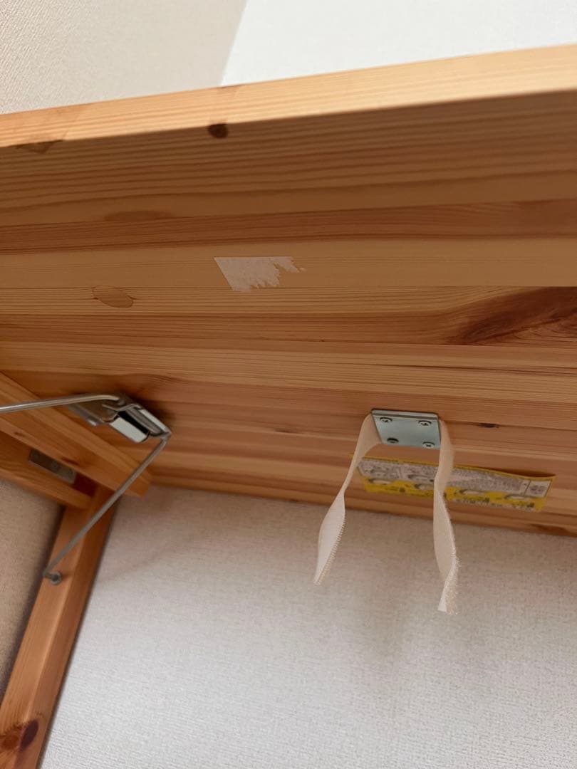 無印良品　パイン材テーブル折りたたみ式