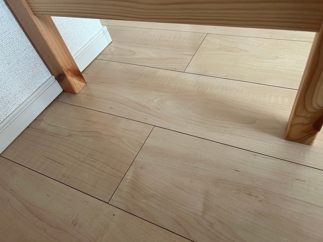 無印良品　パイン材テーブル折りたたみ式