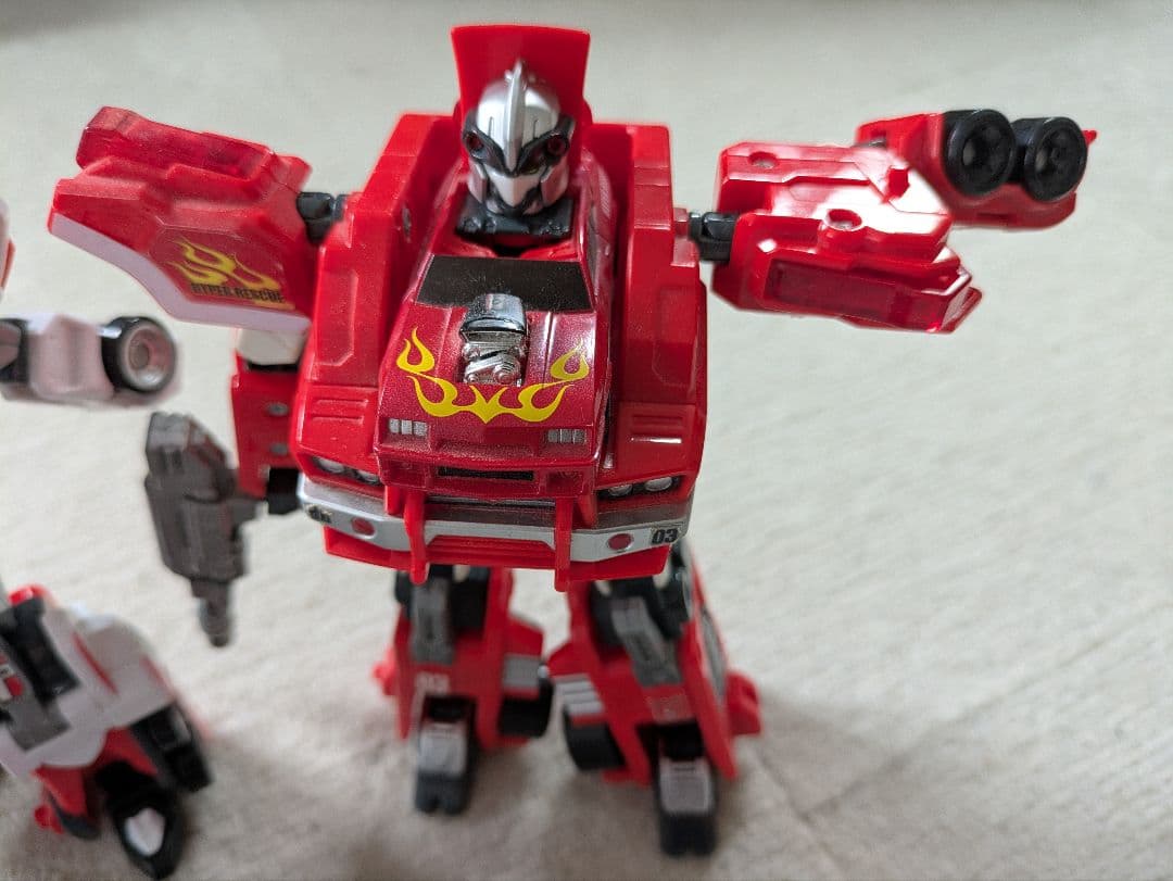 トミカ ハイパーレスキュー ドライブヘッド 3体＋ファイヤートラックセット