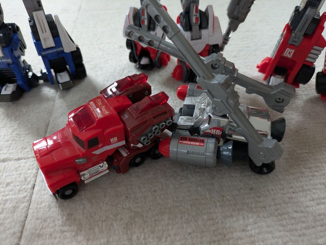 トミカ ハイパーレスキュー ドライブヘッド 3体＋ファイヤートラックセット