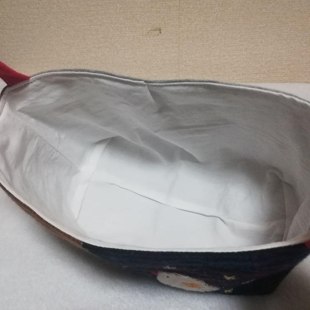 ⑦ハンドメイド　リメイク　布バスケット　ファブリックバスケット　小物入れ　鳥