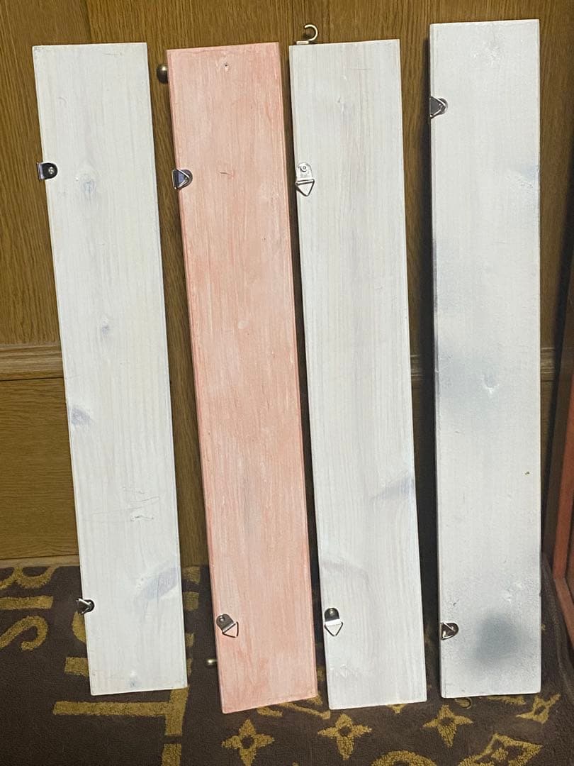 ロココ調♦️壁掛け用 ハンガーフック♦️収納の少ないお部屋に最適♦️白青１本♦️送料込