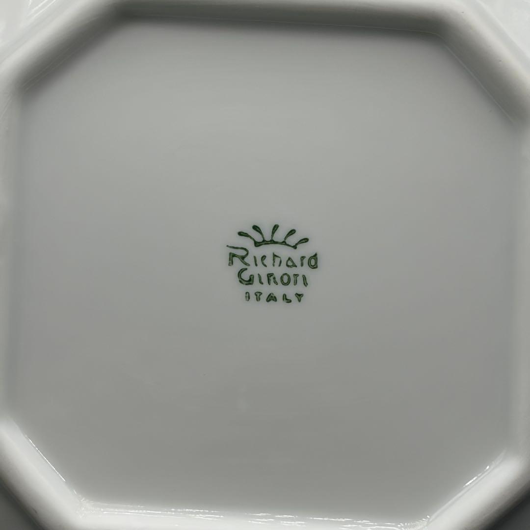 リチャード・ジノリ ベッキオホワイト スクエアプレート Sサイズ 4枚