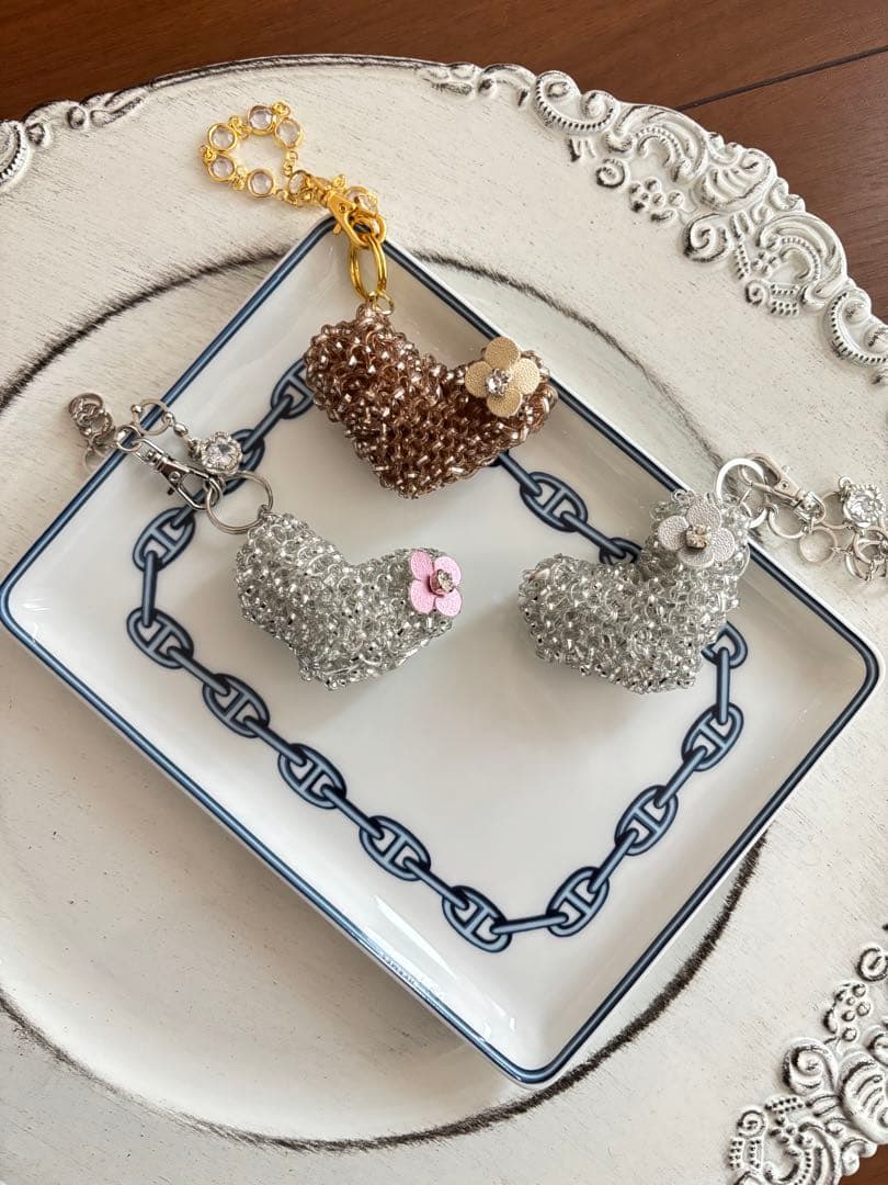 ♡コメ要！様オーダー専用 ハートチャーム＆リボンチャームおまとめ