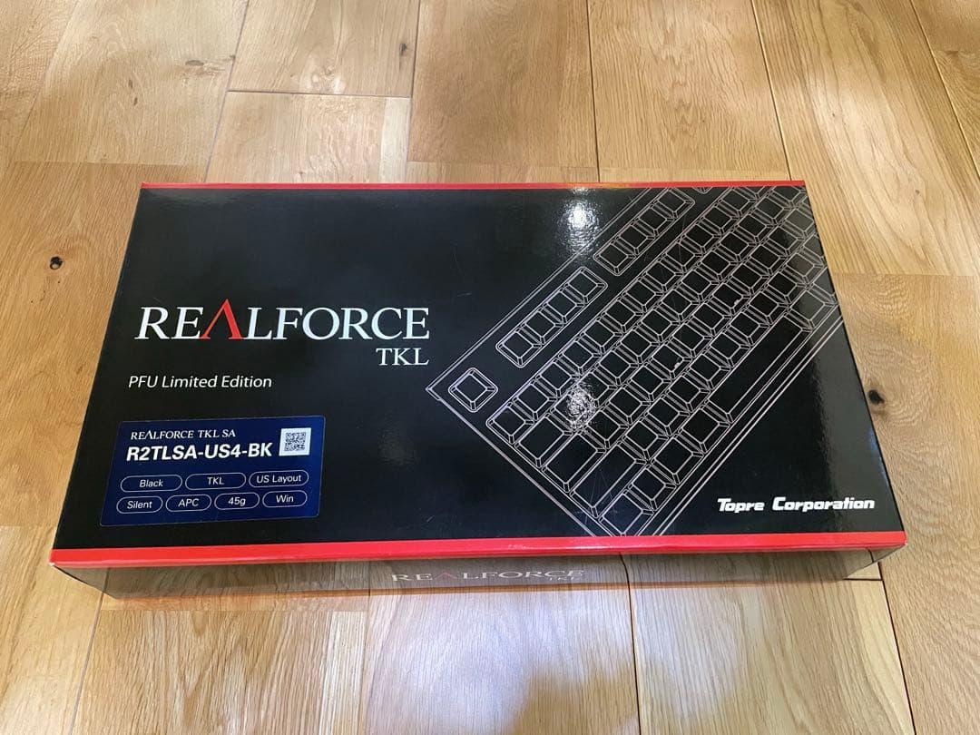 REALFORCE R2 PFU Limited US配列 静音45g 墨カラー