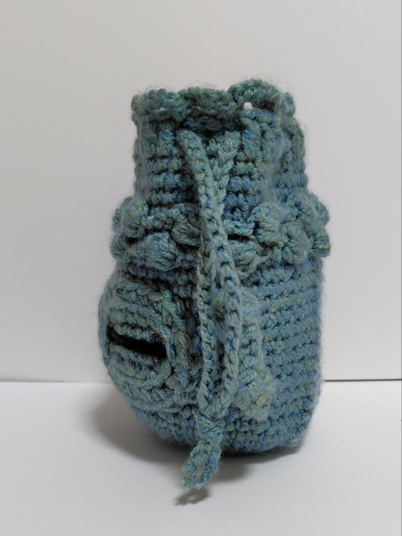 土偶の巾着 あみぐるみ