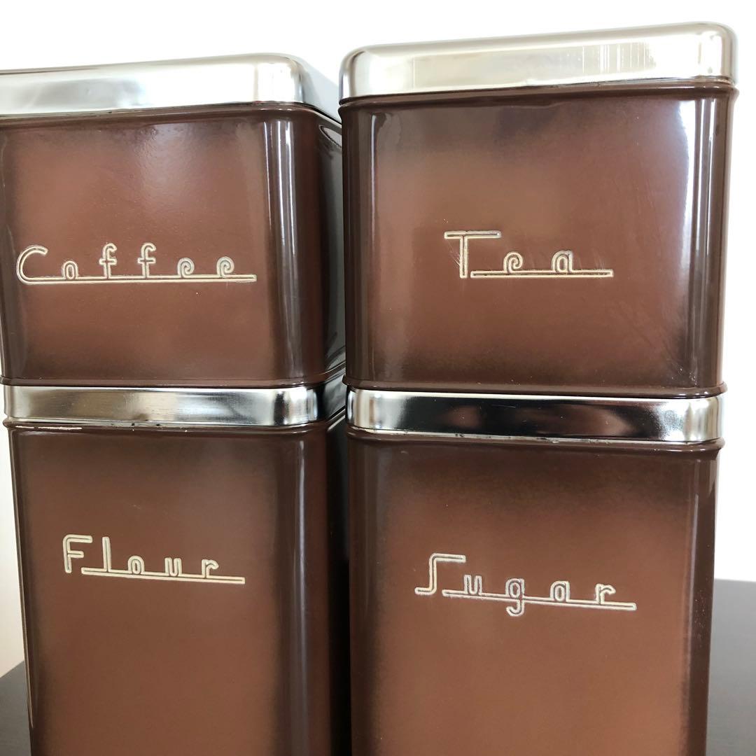 TIN缶 キャニスター 世田谷ベース ミッドセンチュリー スペースエイジ 雑貨