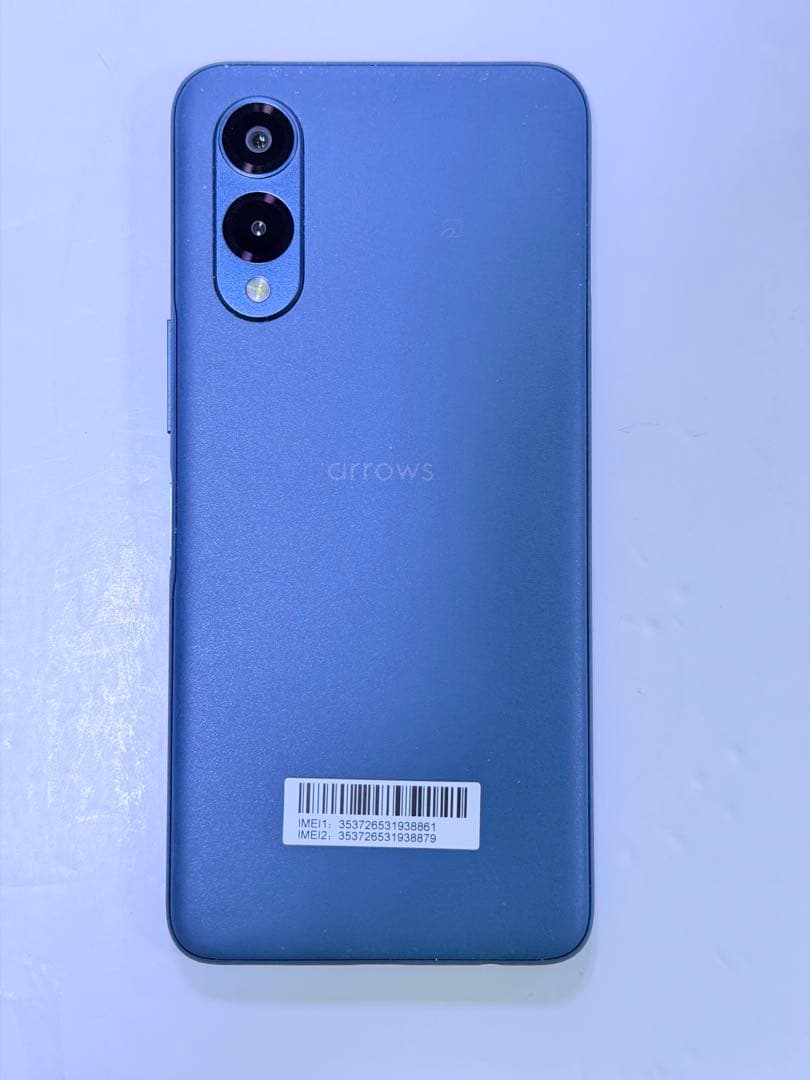 【美品】arrows We2 スマートフォン ネイビーグリーン
