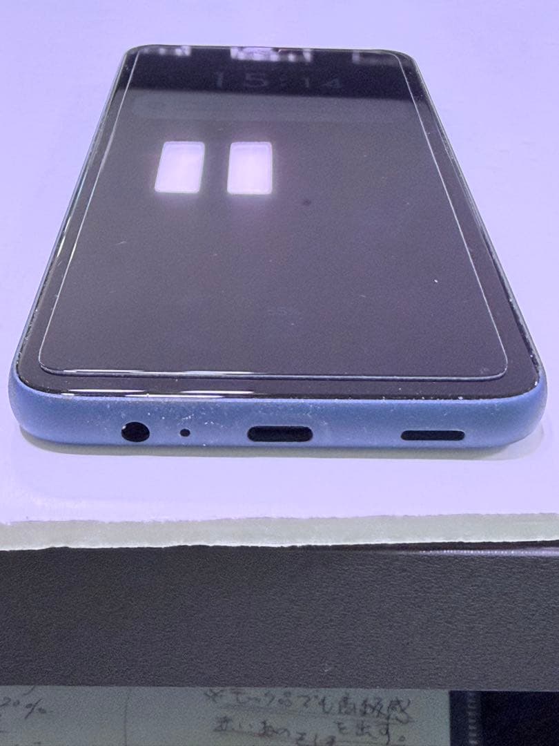 【美品】arrows We2 スマートフォン ネイビーグリーン