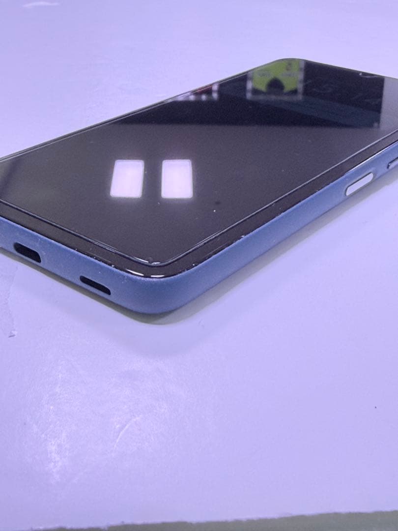 【美品】arrows We2 スマートフォン ネイビーグリーン