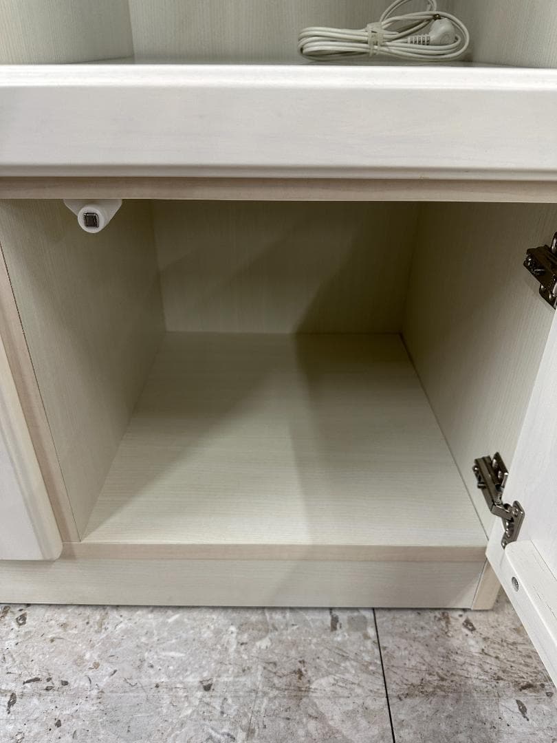 ニトリ　食器棚　キッチンボード　ミランダ2　120WH　ホワイト