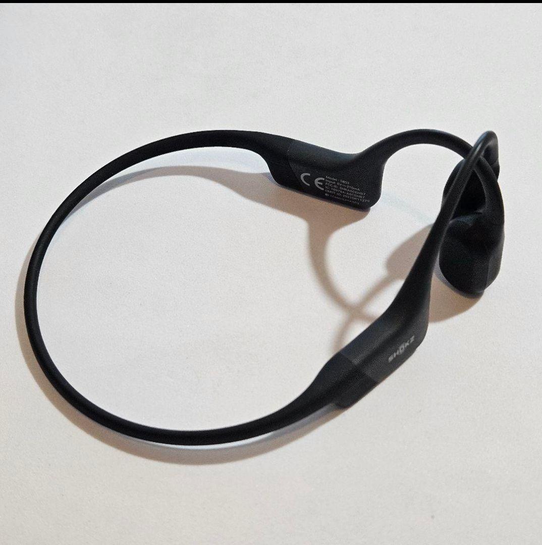 き*む様 Shokz OpenRun ブラック 骨伝導イヤホン