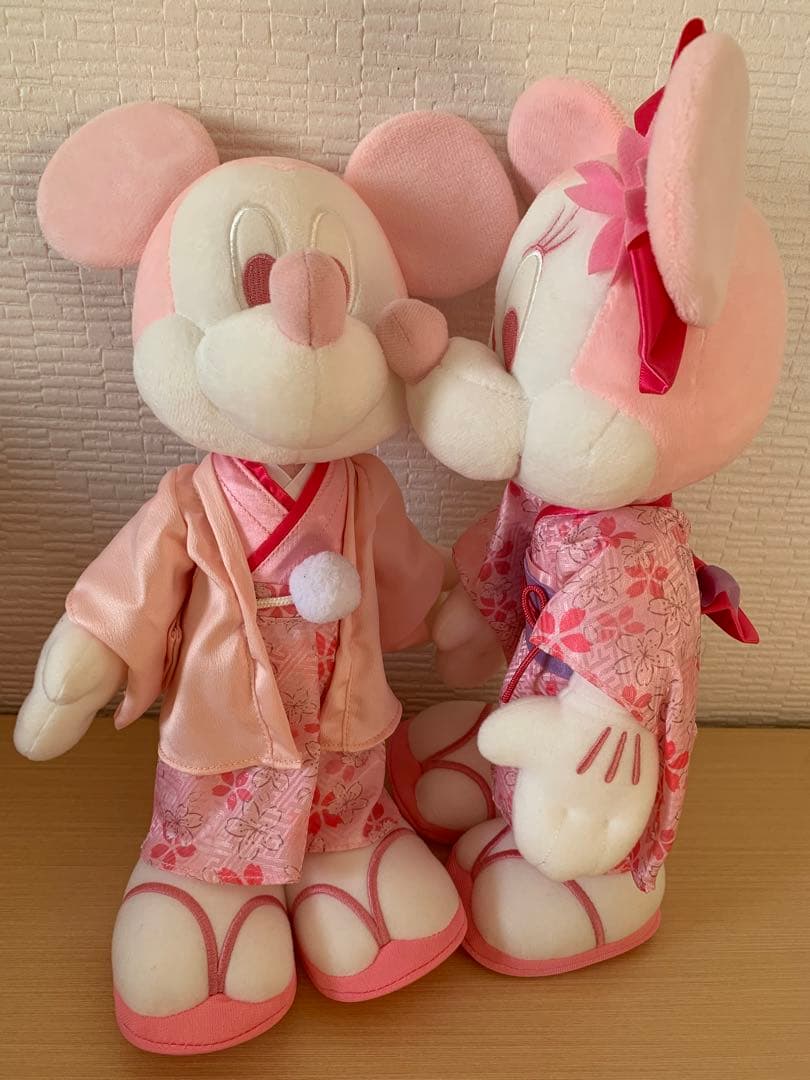 Mickey & Minnie Mouse さくら2020 ぬいぐるみセット.大