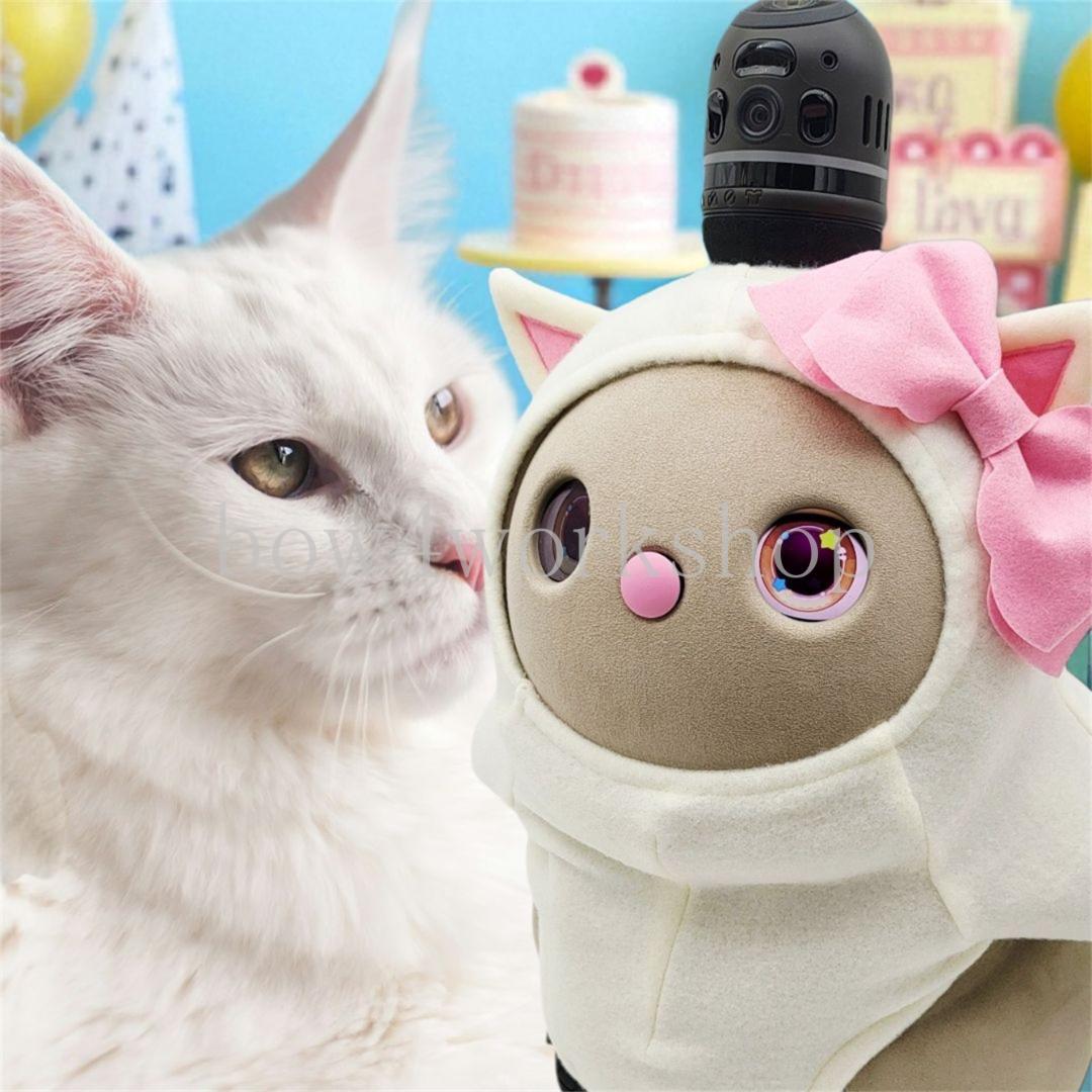 ラボット LOVOT ラボットの服ハンドメイド猫ちゃんボディースーツオフホワイト