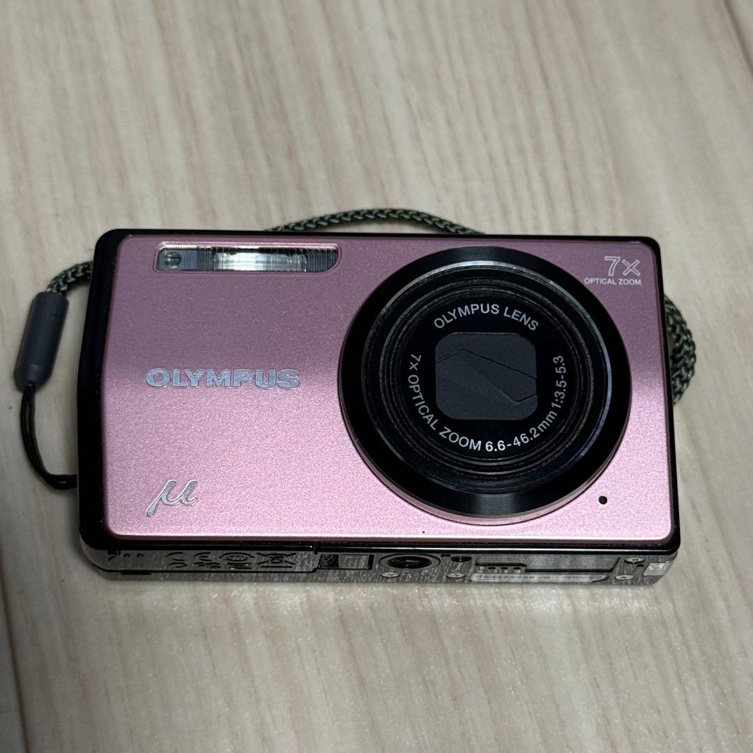 【動作品】olympus μ-7000 オリンパス デジタルカメラ ピンク
